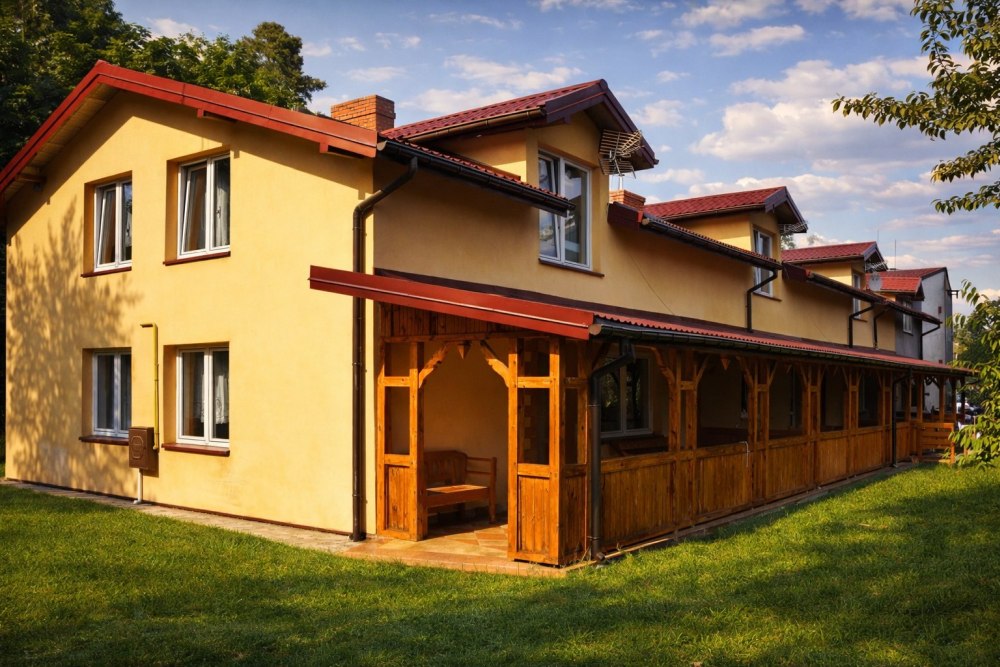 Domki letniskowe nad jeziorem – Ośrodek Ambrowil Lidzbark