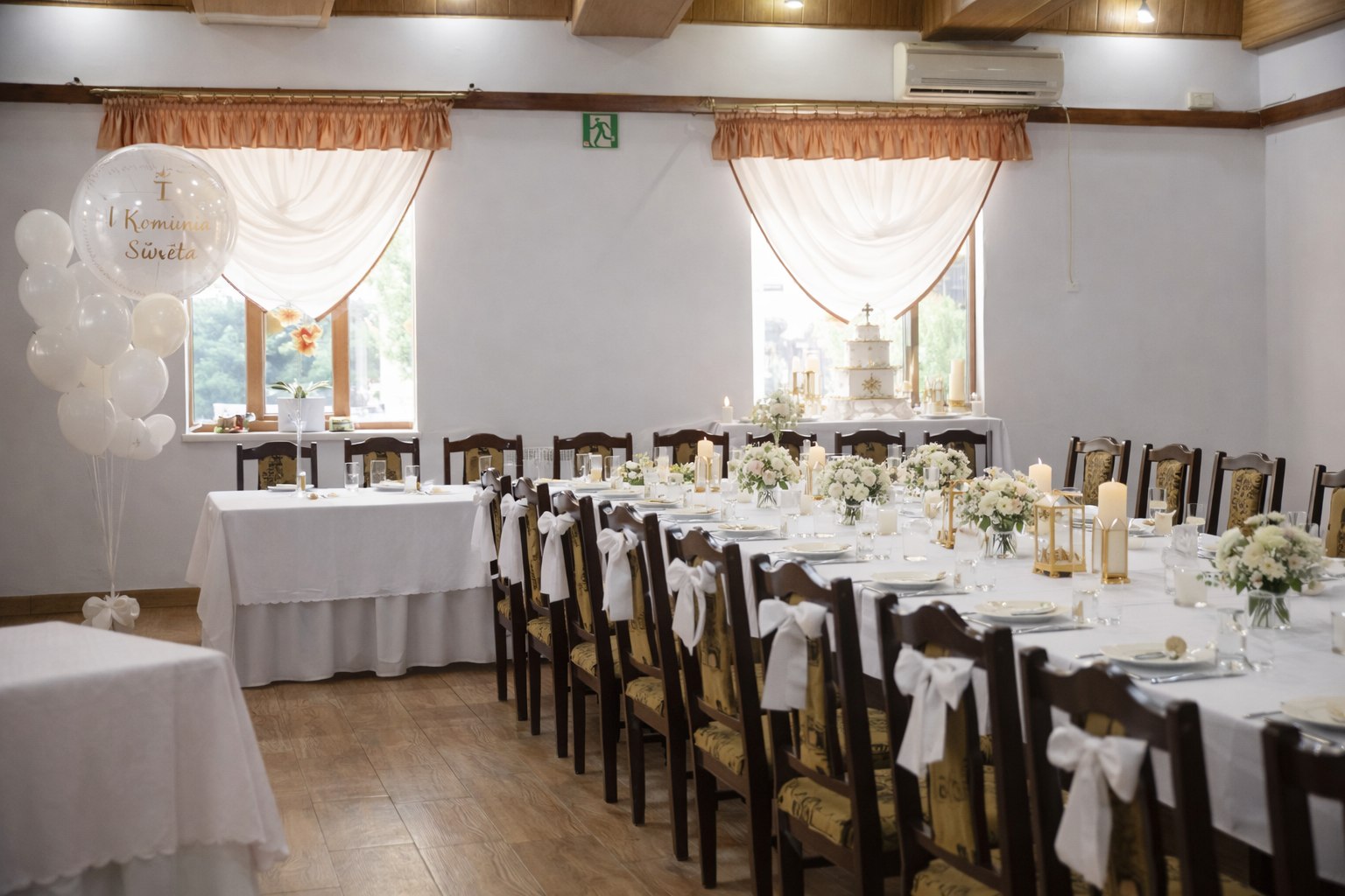 Przyjęcie komunijne w Ambrowil Lidzbark Welski