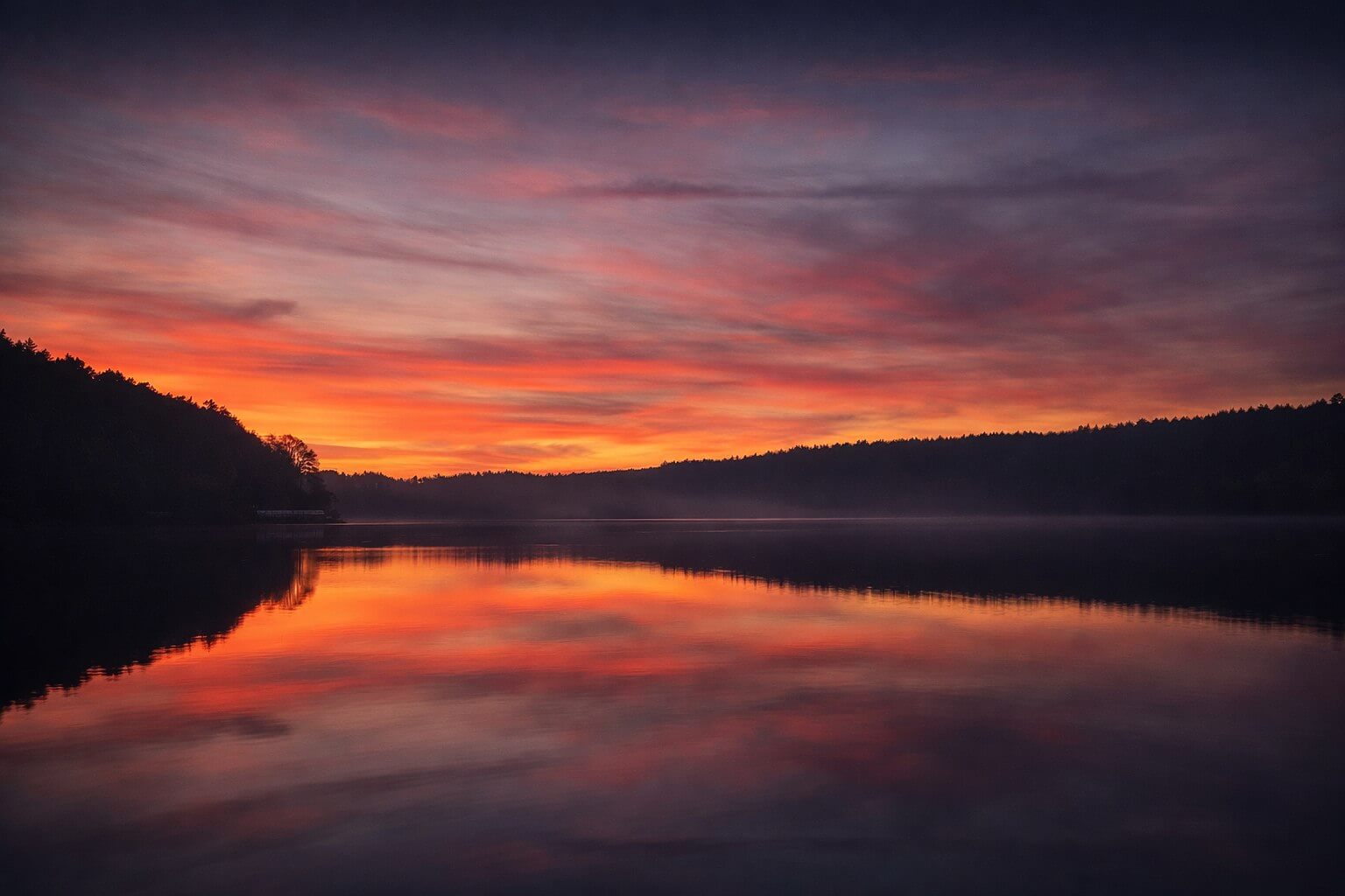 Jezioro Lidzbarskie – widok z promenady