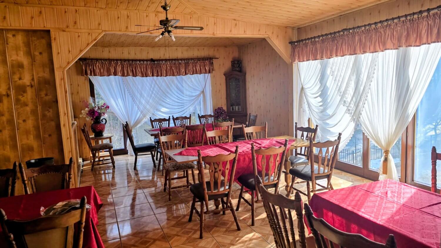 Wnętrze pensjonatu Ambrowil w Lidzbarku